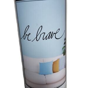 TERESA COLLINS BE BRAVE Black Vinyl Wall Decal NEW